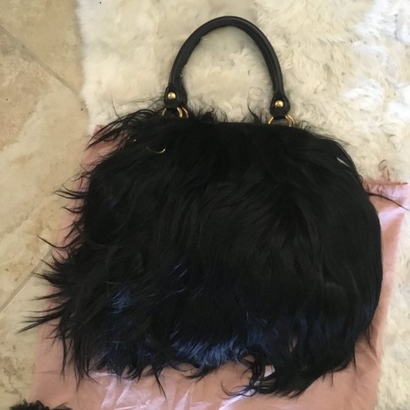 Miu Miu goat hair bag brand   New $4500.00 - Picture 2 of 3